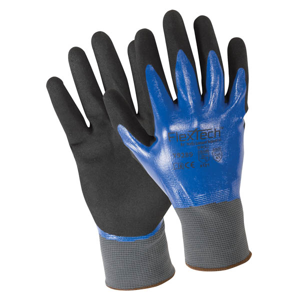 Y9289 Wells Lamont FlexTech™ NBR Nitrile Coated A1 13-Gauge Seamless Knit Work Gloves
